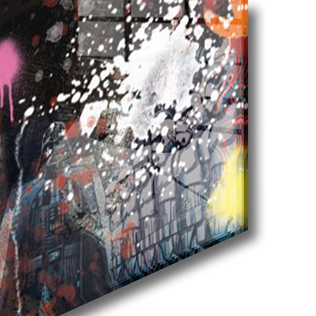 darth maul glasschilderij hoekfoto