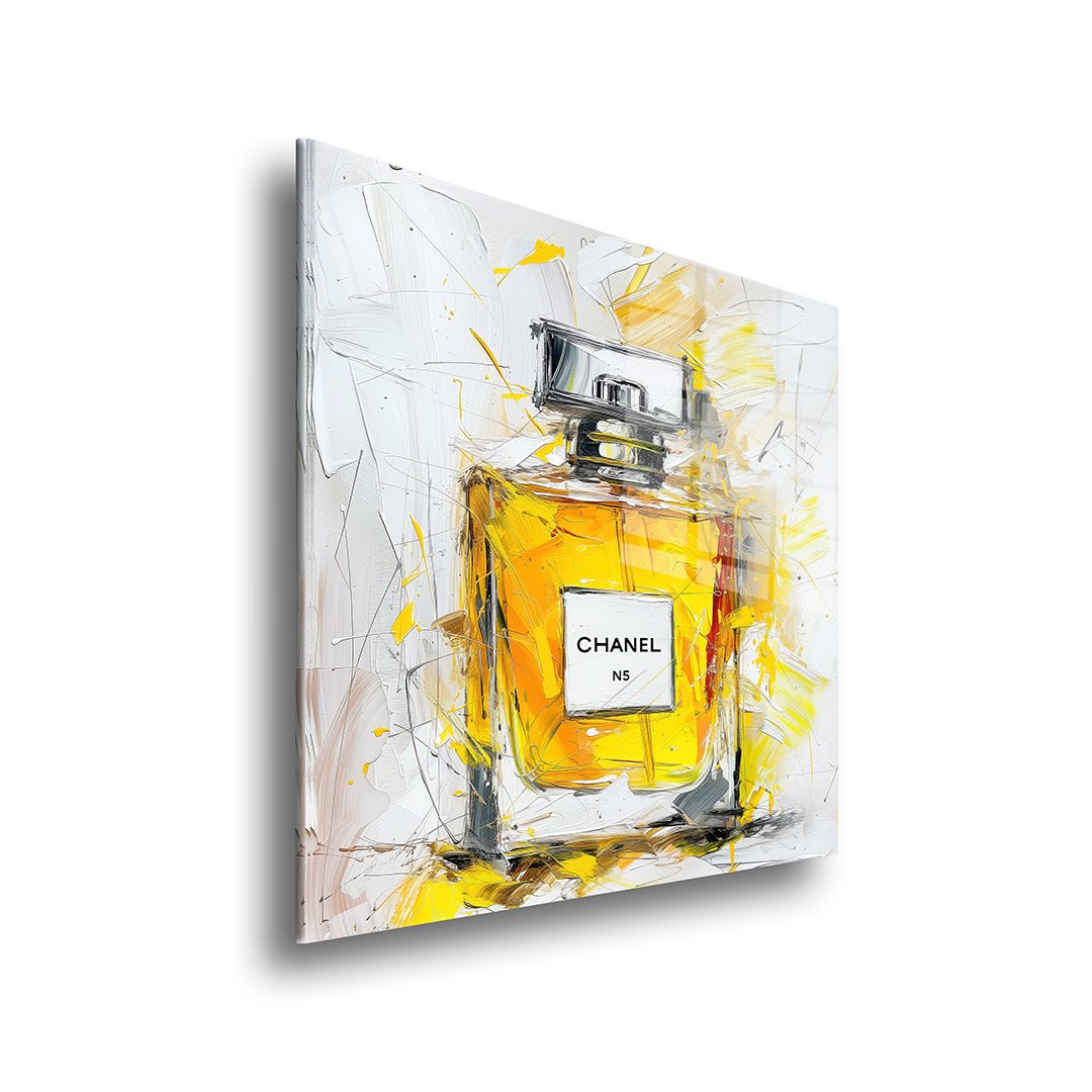 Chanel parfum glasschilderij zijkant