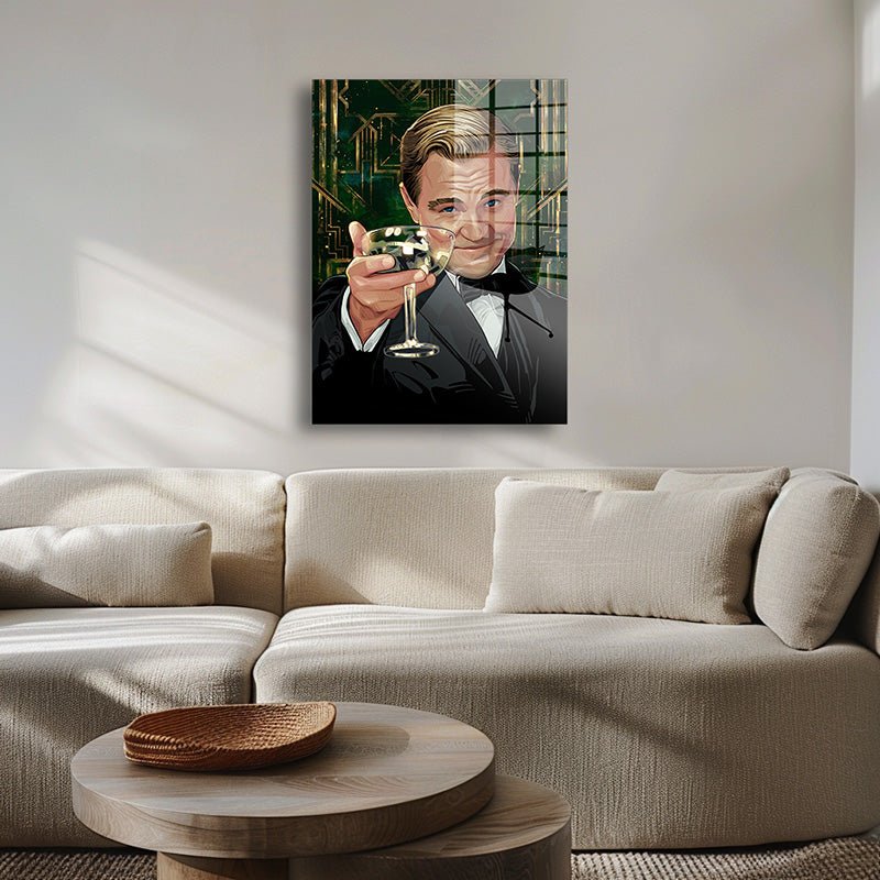 Gatsby glasschilderij interieur