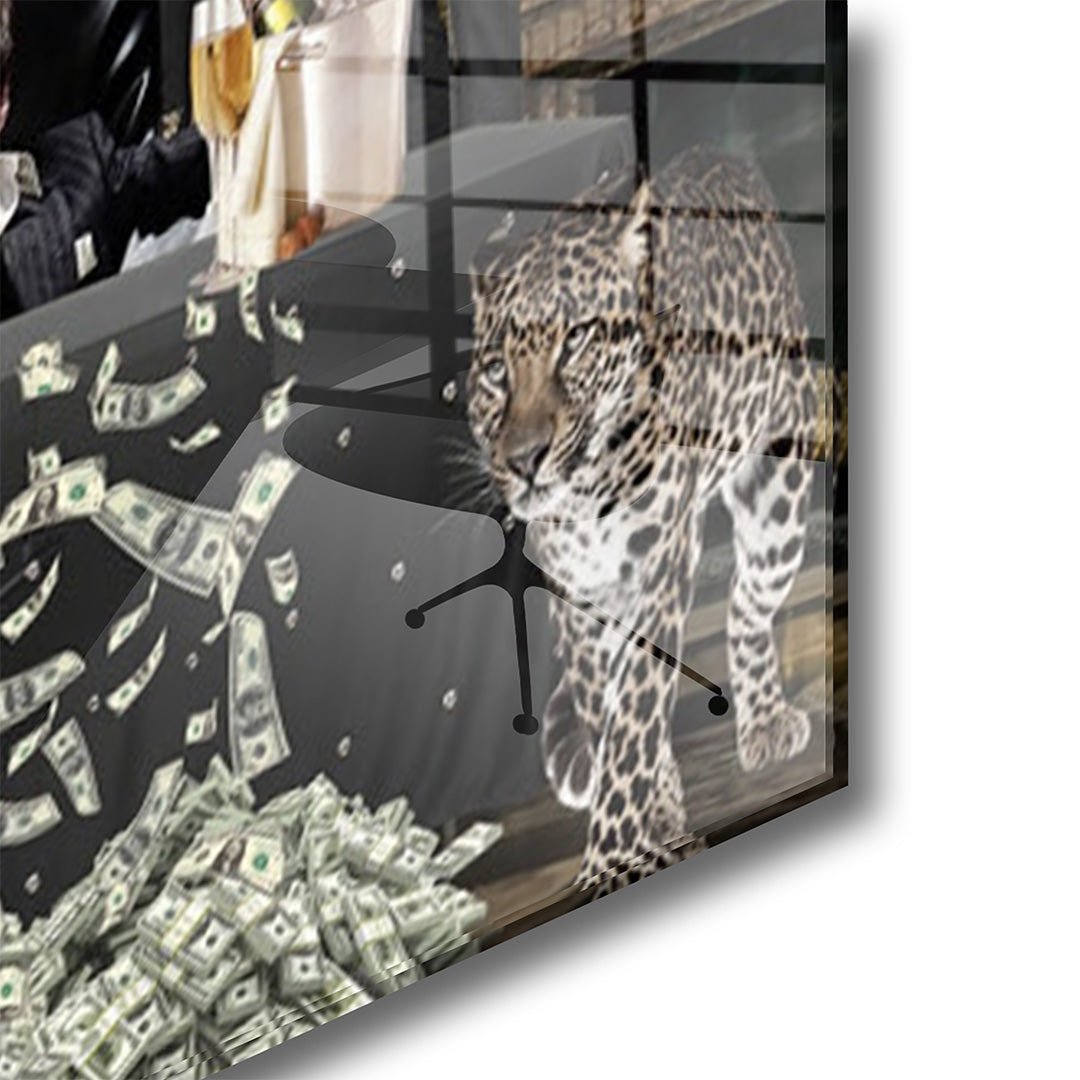 Maffia deluxe glasschilderij hoekfoto