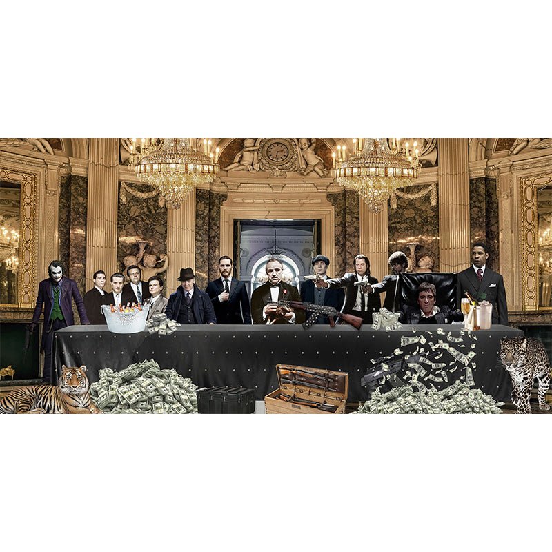 Maffia deluxe glasschilderij ontwerp