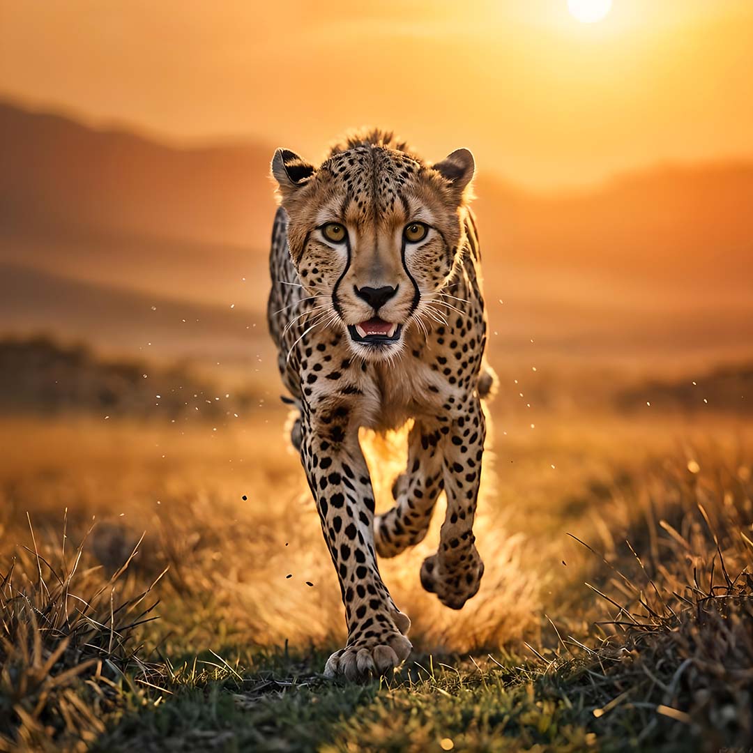wild jaguar glasschilderij ontwerp