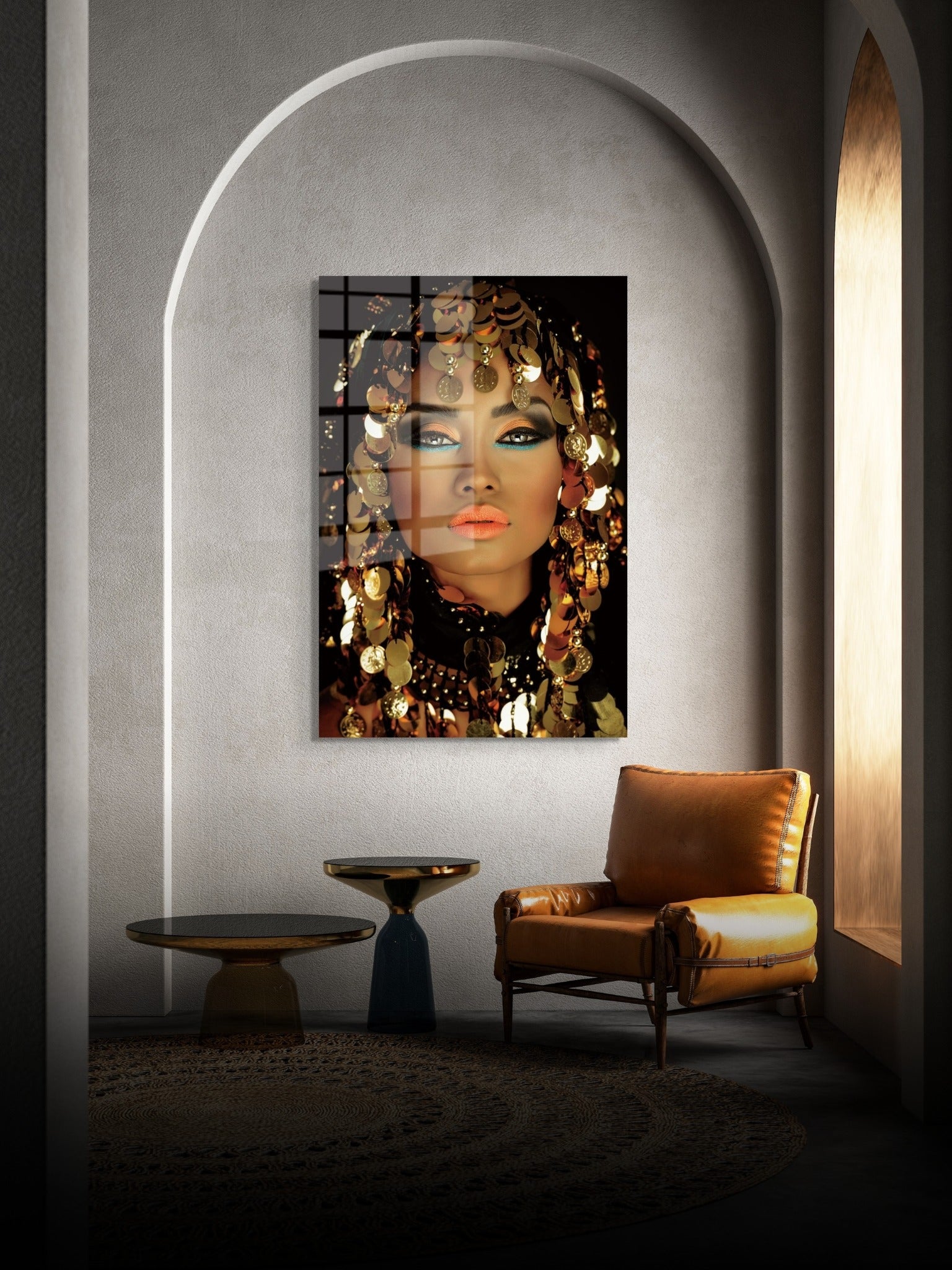Mobiele banner van Divin Art met moderne kunst.